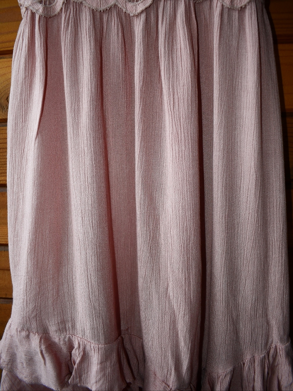 Free People Slip Dress Womens Rose Pink Mini Adella Lace Size Medium - Picture 8 of 8